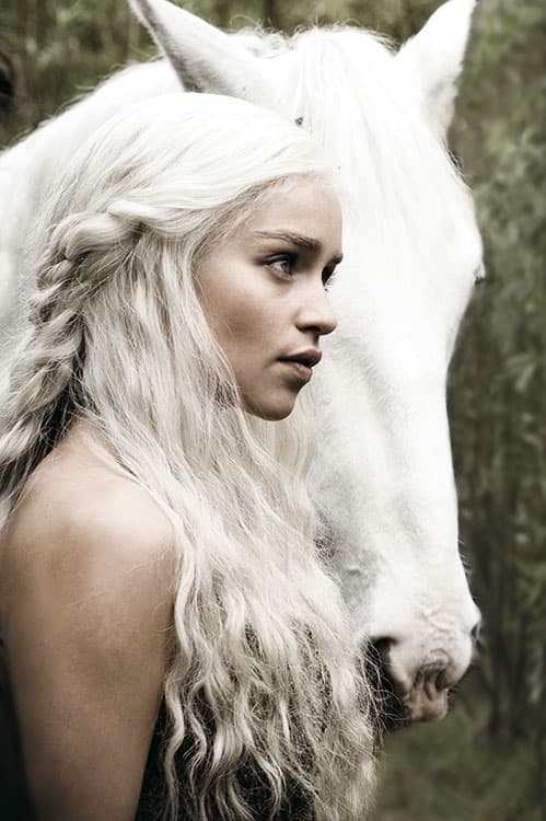 Emilia Clarke as Queen Daenerys Targaryen – one of the lead roles