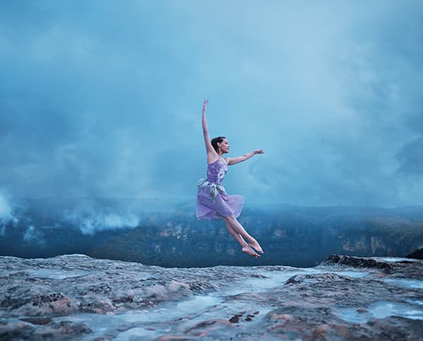 ‘High Altitude’, featuring Becky Chatfield, a member of the Wagana Aboriginal Dancers