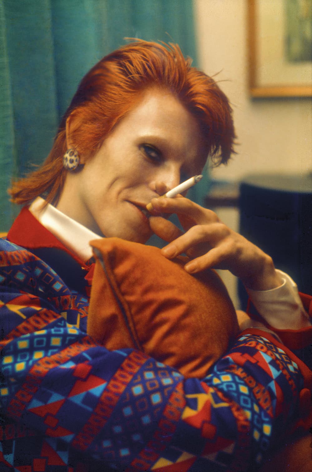 David Bowie on QE2 Mick Rock