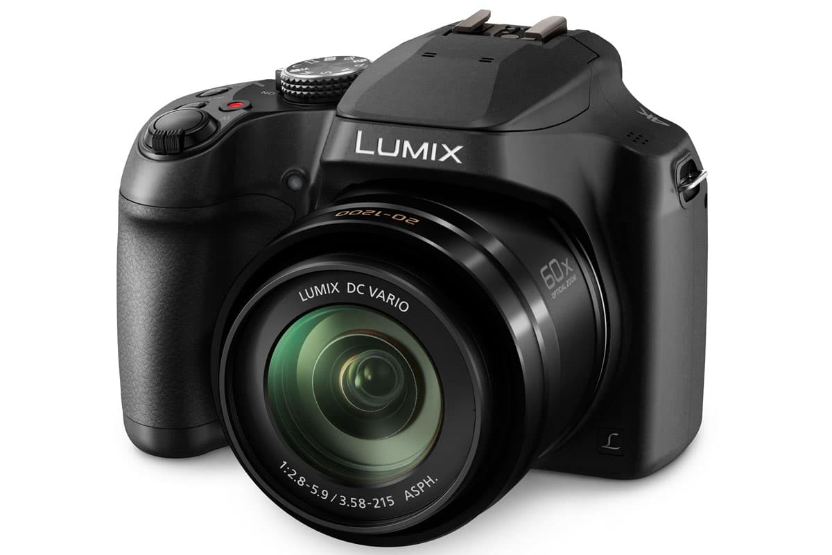 The Lumix FZ82 offers an objective with a usefully wide 20mm-equivalent setting. 