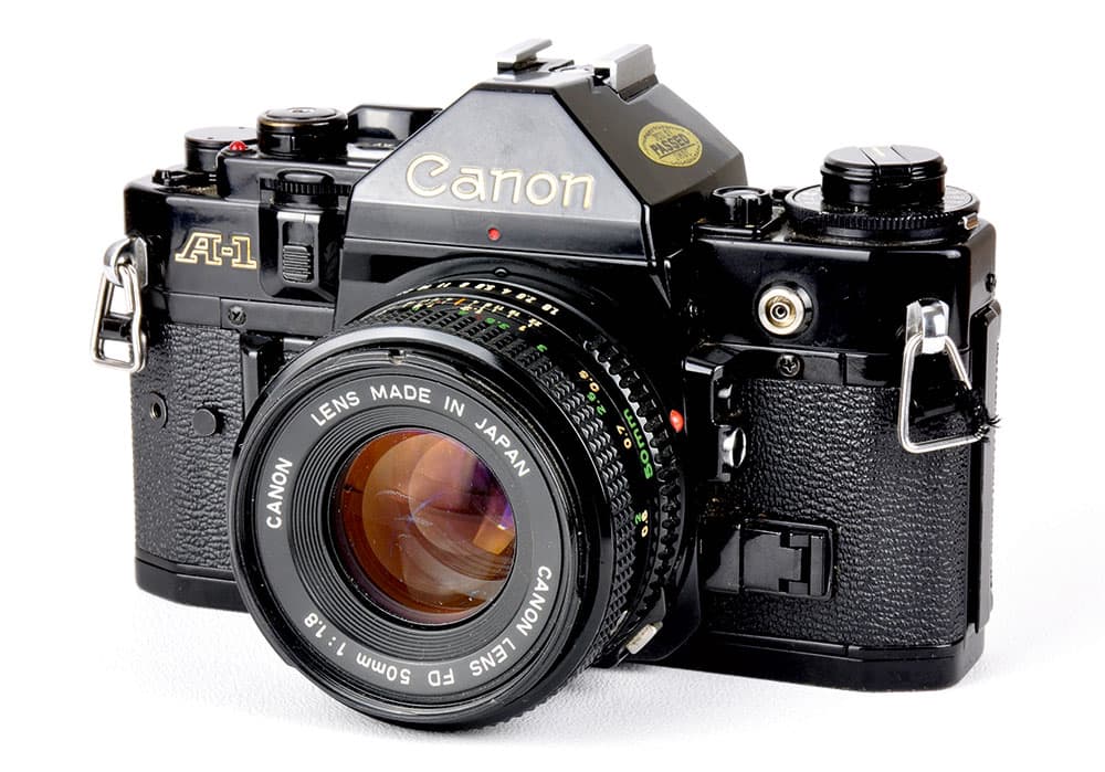 second-hand film cameras Canon A-1