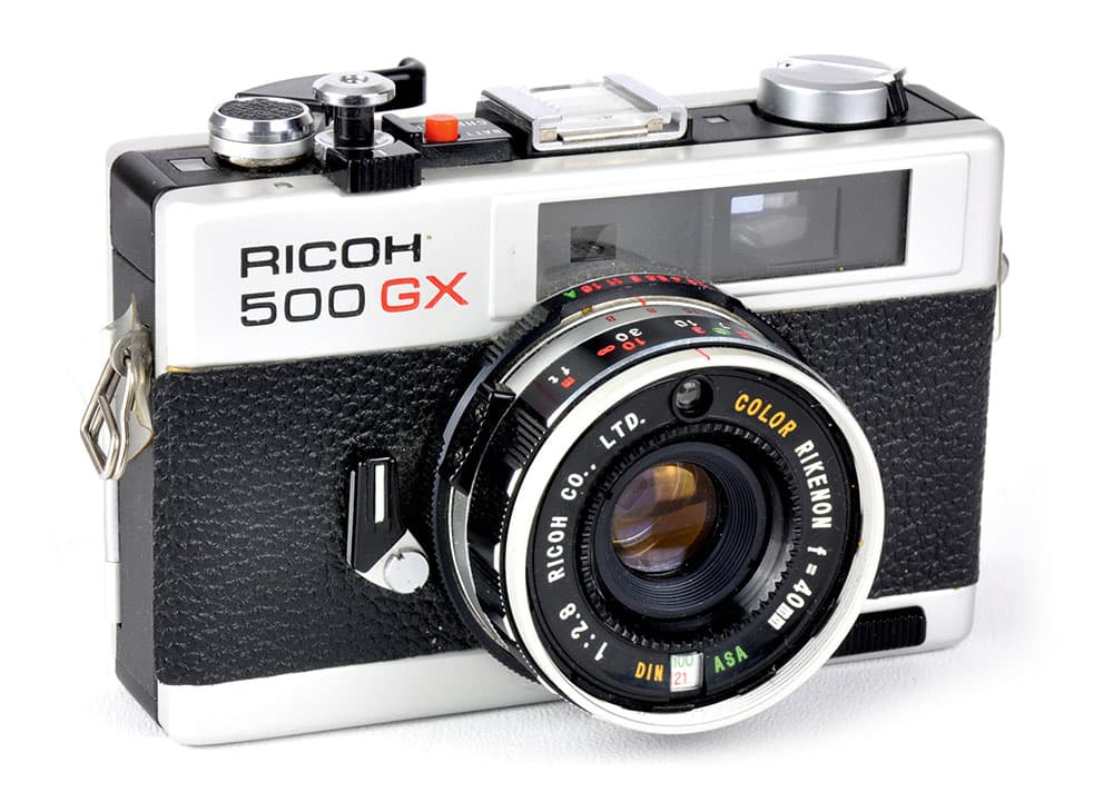 second-hand film cameras Ricoh 500GX