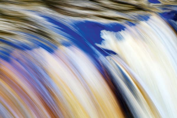 You can create Impressionistic shots of flowing water where the whole image is a pleasing blur