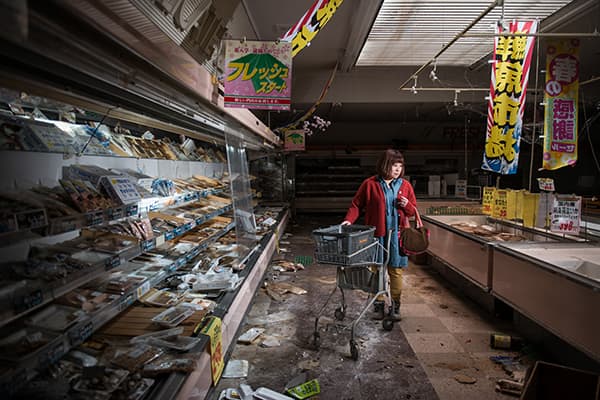 The infamous abandoned supermarket. ‘The smell was terrible,’ Bression recalls