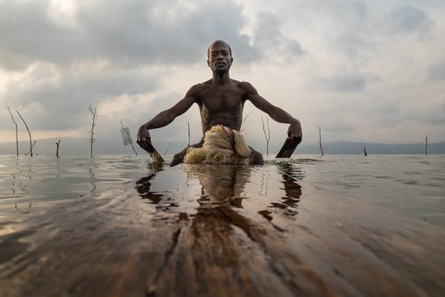 Ghanaian fisherman