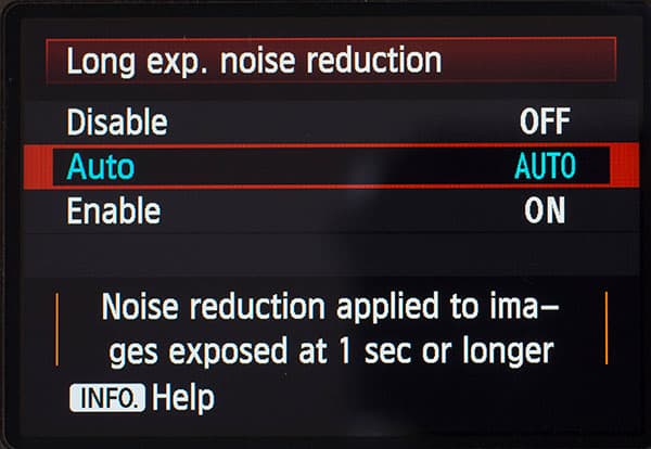Perfect camera set-up - noise reduction