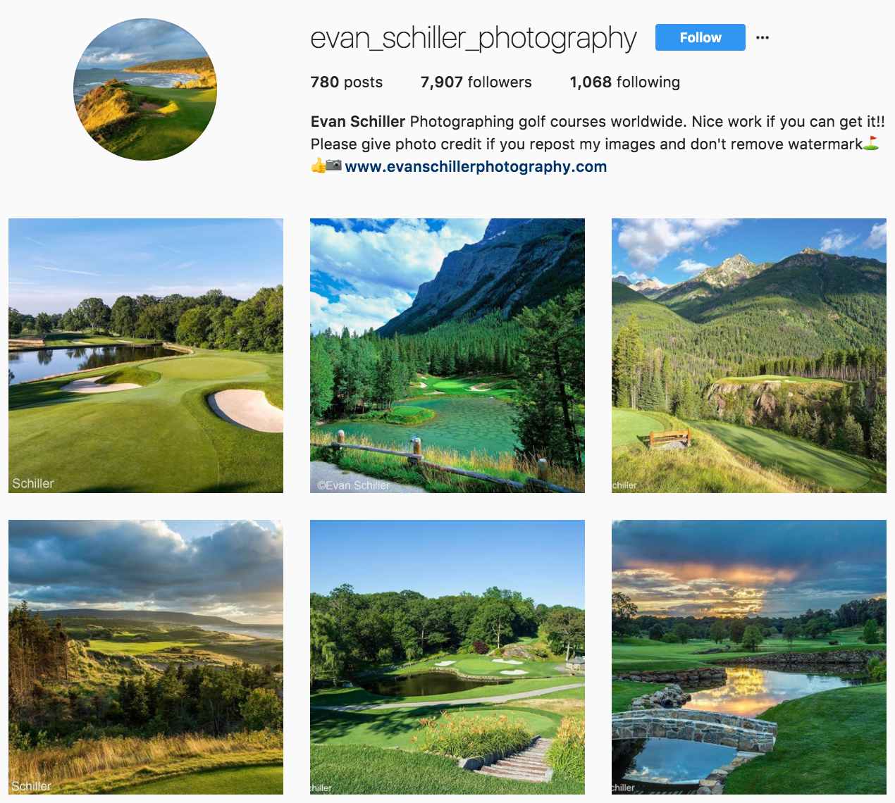 Golf photography tips