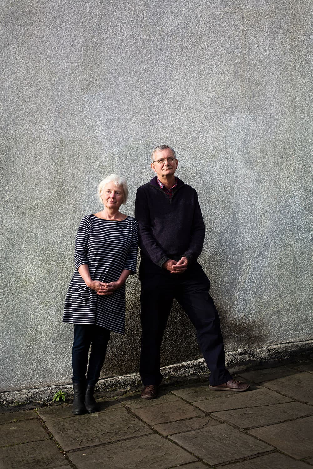 Martin Parr with his wife