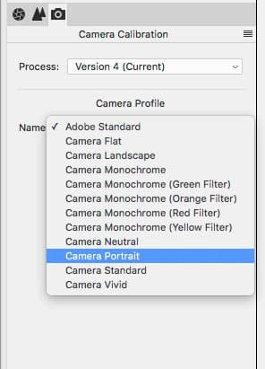 Photoshop Elements camera profiles