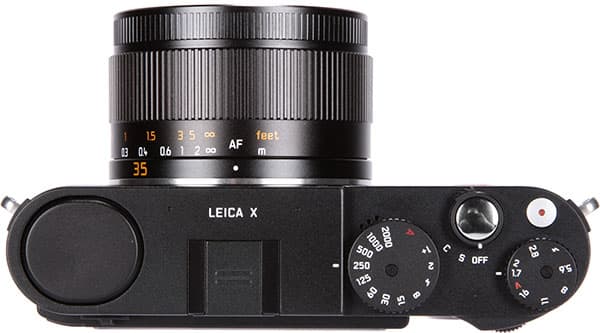 Leica X top view